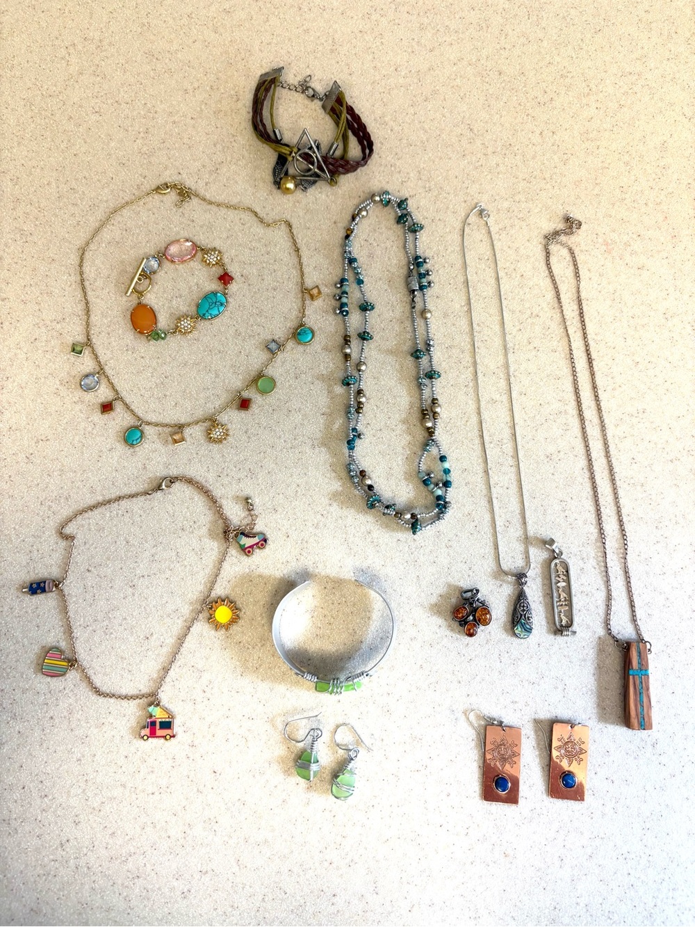 Boho Mixed-Color Women's Jewelry Collection